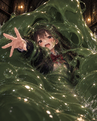 産む機械の館+のゲーム画面「助けてええ！」